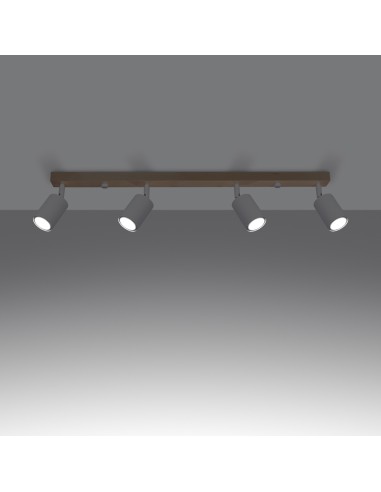 Plafonnier spot bois intérieur