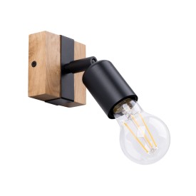 Indoor wood spot wall light
