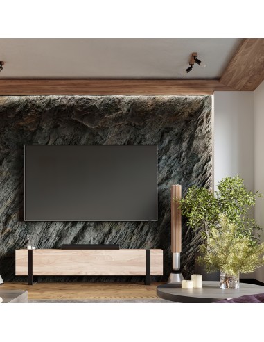 Plafón foco de madera interior