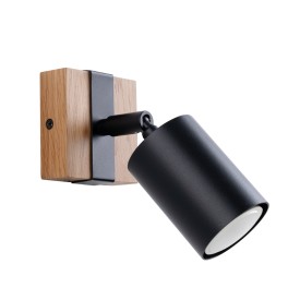 Houten wandspot voor binnen