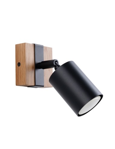 Indoor wooden wall spot light