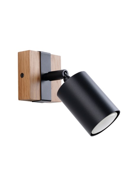 Houten wandspot voor binnen