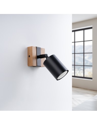 Indoor wooden wall spot light