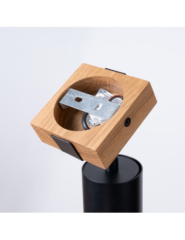 Applique da parete spot in legno per interni