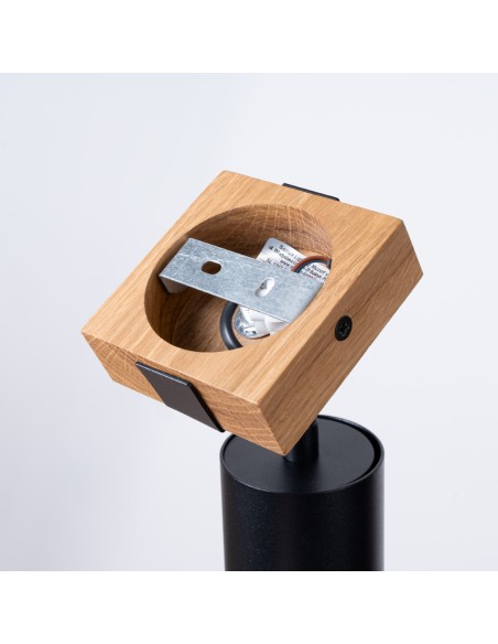 Houten wandspot voor binnen
