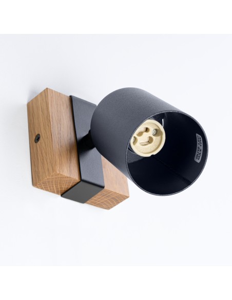 Wandstrahler aus Holz für den Innenbereich
