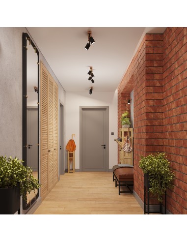 Indoor wooden wall spot light