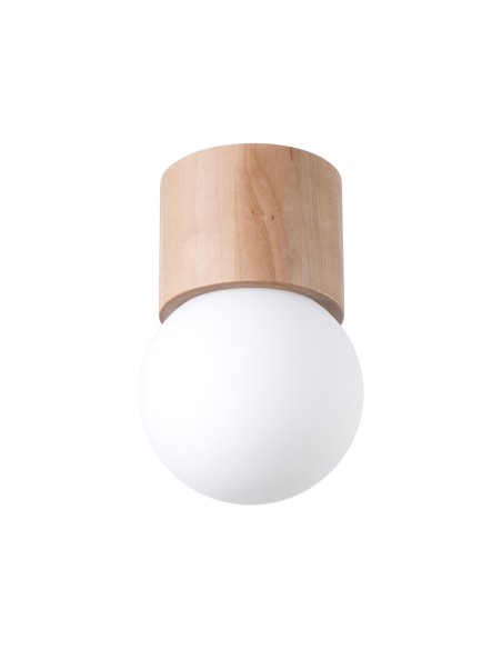 Deckenstrahler aus Holz für den Innenbereich