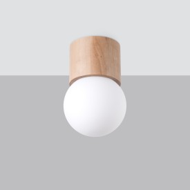 Houten plafondspot voor binnen 2