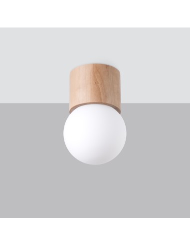 Deckenstrahler aus Holz für den Innenbereich