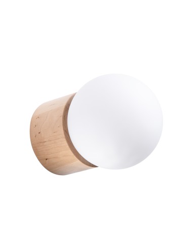 Indoor wood spot wall light