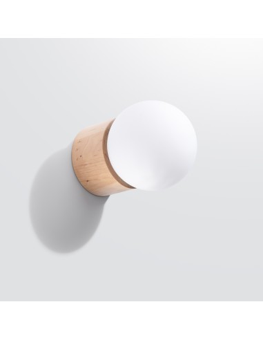 Indoor wood spot wall light