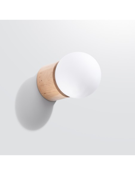 Indoor wood spot wall light