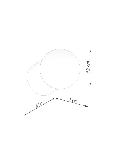 Applique da parete spot legno per interni