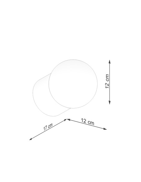 Applique da parete spot legno per interni