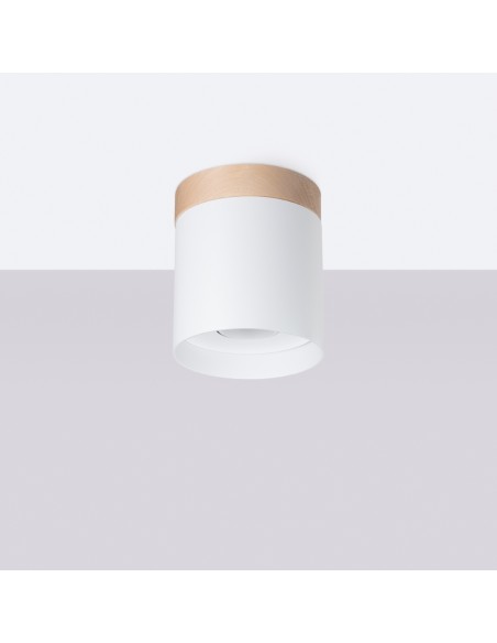 Indoor wood spot ceiling light