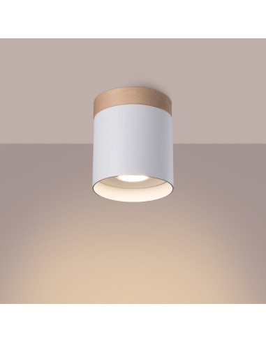 Plafoniera spot legno per interni