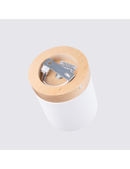 Plafonnier spot bois intérieur