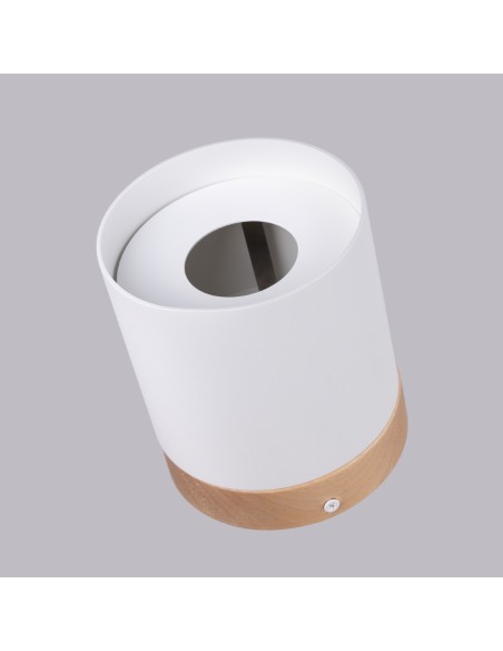 Plafoniera spot legno per interni