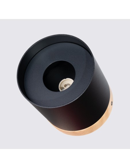 Indoor wood spot ceiling light