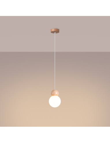 Lámpara de mesa luminaria madera natural interior