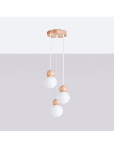 Lampe à poser luminaire bois naturel intérieur