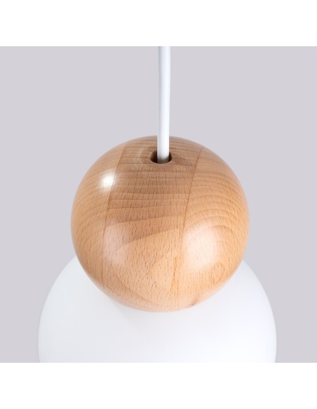 Lampe à poser luminaire bois naturel intérieur