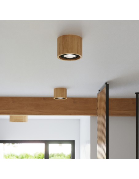 Plafond BASIC 1 van naturel hout