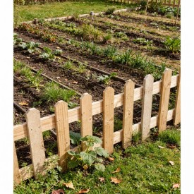 Kit recinzione Douglas 200x60 cm – Doghe e traverse incluse 2