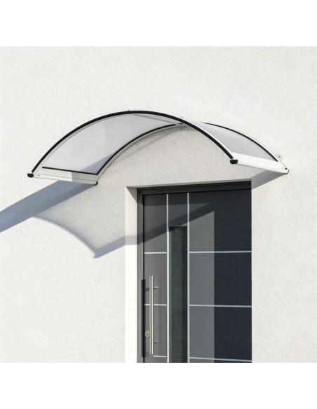 Marquise Cintrée DURBIZE Aluminium Polycarbonate