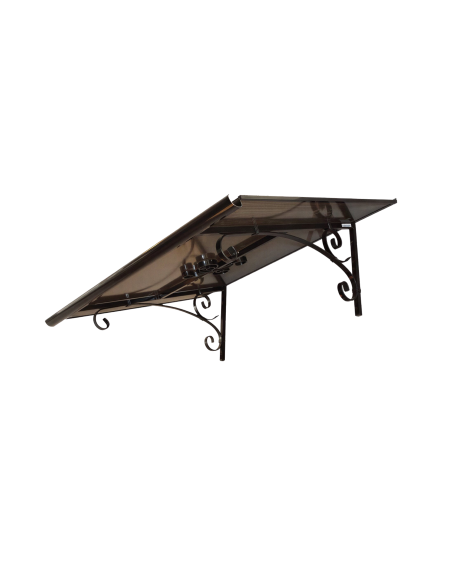 Marquise Rétro ECHARMEAUX Aluminium Polycarbonate