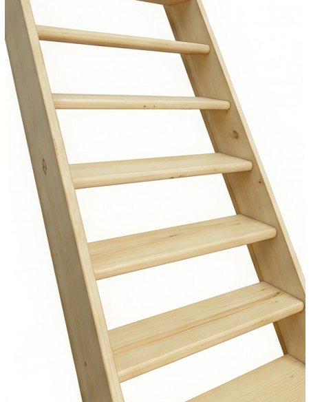 Escalera recta MORENO Abeto