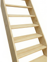 Escalera recta MORENO Abeto