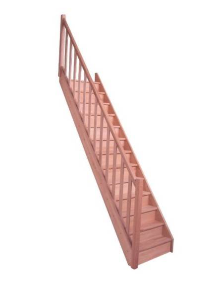Günstige gerade Treppe aus Buche