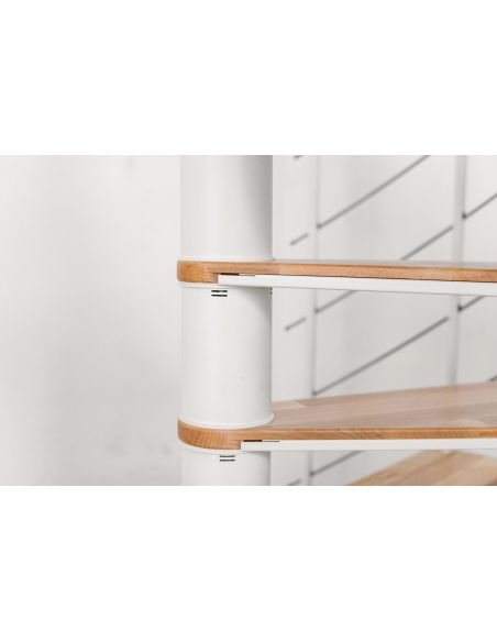 Scala a Chiocciola Fusion Legno-Acciaio Ø120-160 cm