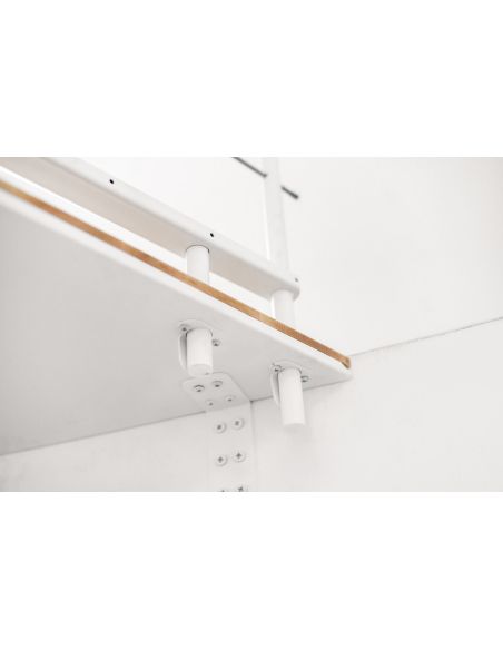 Scala a Chiocciola Fusion Legno-Acciaio Ø120-160 cm