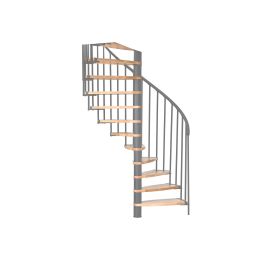 Scala a Chiocciola Luna Faggio – Gradini Ritagliabili