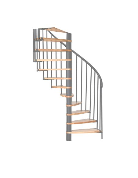 Scala a Chiocciola Luna Faggio – Gradini Ritagliabili
