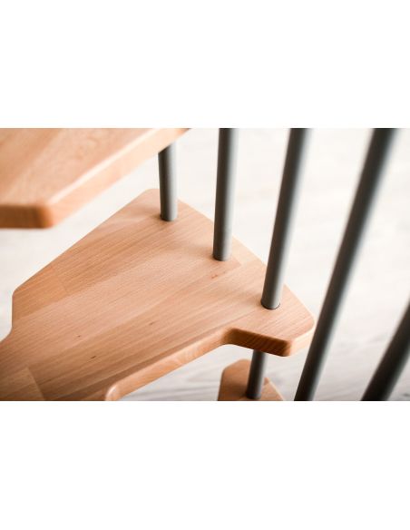 Compact Metallica Beech Staircase