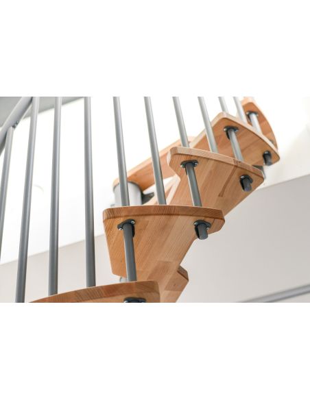 Escalera Metallica Peldaños Recortados