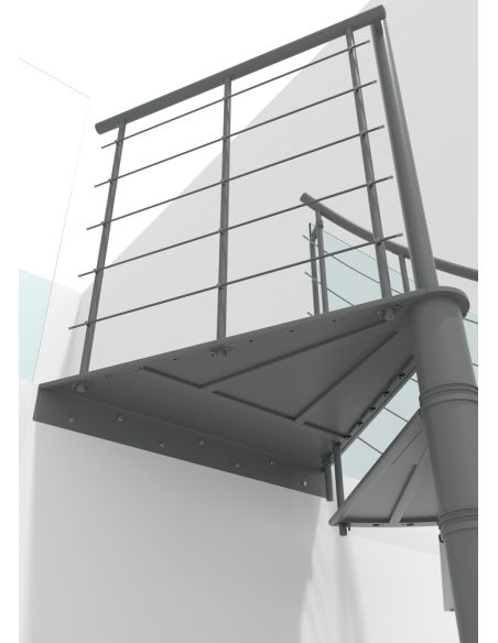 Escalera de Caracol MILANO Metal