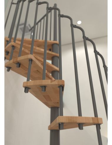 PARIS Beech Spiral Staircase