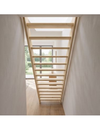 MORENO Fir Straight Staircase