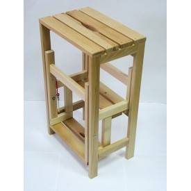 escalerilla de madera plegable