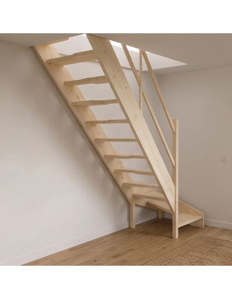 Escalera de cuarto de vuelta inferior ADRET Abeto