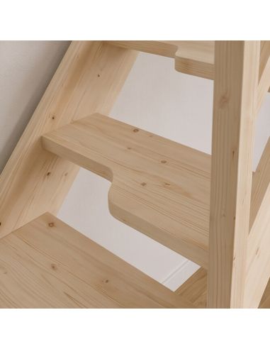 ADRET Fir quarter-turn bottom staircase