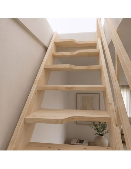 Escalera de cuarto de vuelta inferior ADRET Abeto