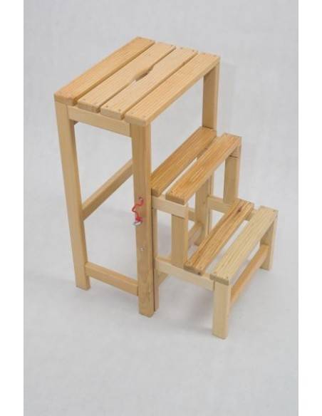 Klappbarer Holz-Tritthocker