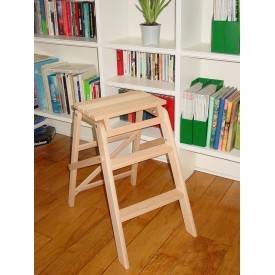Escabeau bois Marche pied