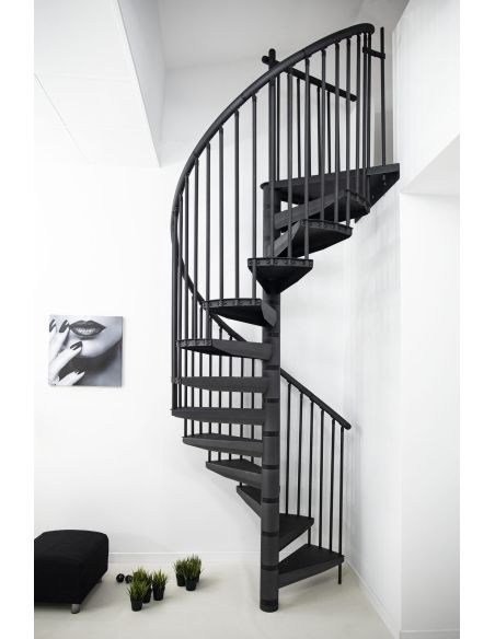 Escalier Colimaçon RONDO COLOR Métal Anthracite
